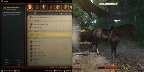 kingdom come deliverance horse race|kcd horseshoes.
